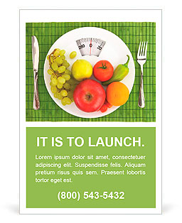 Diet and nutrition Ad Template