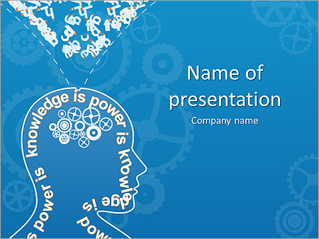 Knowledge Animated PowerPoint Template - Slide 1