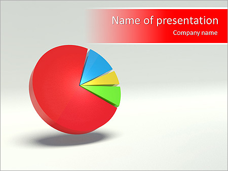 3D Pie Graph Animated PowerPoint Template - Slide 1