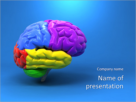 Human Brain Animated PowerPoint Template - Slide 1