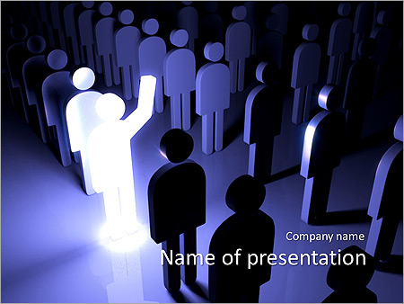 Leader Of The Group Animated PowerPoint Template - Slide 1