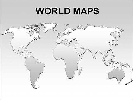 World Maps for PowerPoint