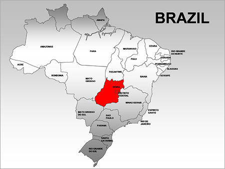 Brazil Maps for PowerPoint