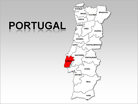 Portugal Maps for PowerPoint