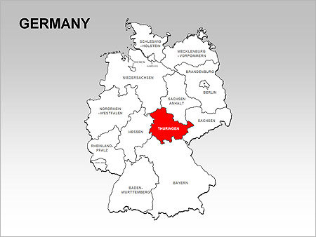 Germany Maps for PowerPoint