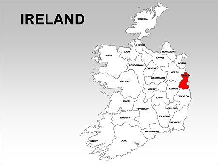 Ireland Maps for PowerPoint