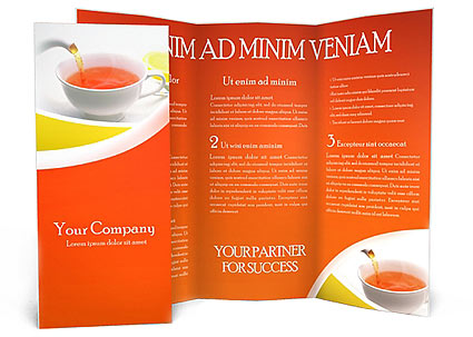 Cup of Tea Brochure Template