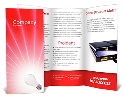 Lamp Brochure Template