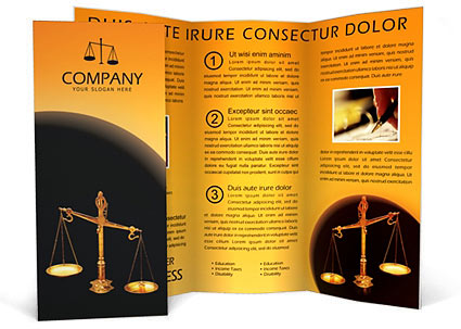 Judicial Brochure Template