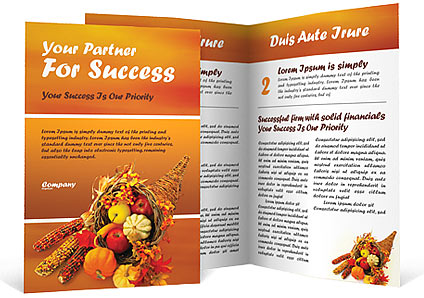 Thanksgiving Brochure Template