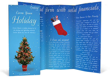 Christmas Holiday Brochure Template