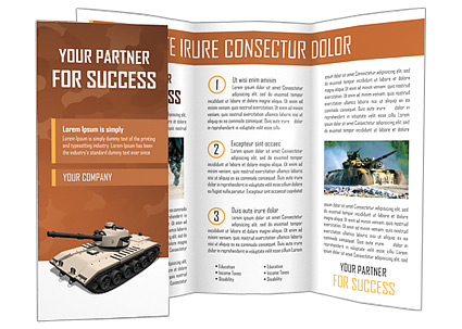 Tank Brochure Template