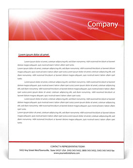 Lamp Letterhead Template