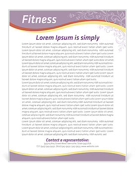 Weight Loss Letterhead Template