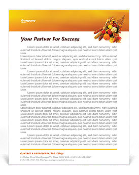 Thanksgiving Letterhead Template