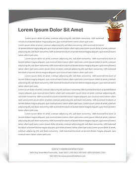 Investments Letterhead Template