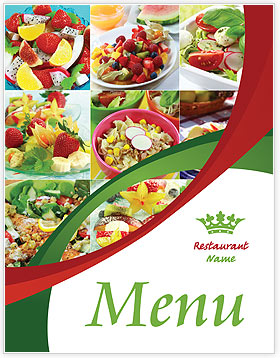 Fruit Salad Menu Template