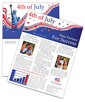 Independence Day Newsletter Template