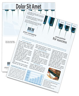 Piano Newsletter Template