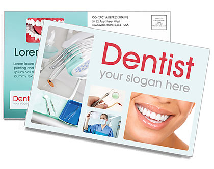 Dental Help Postcard Template