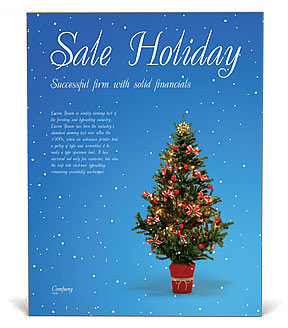 Christmas Holiday Poster Template