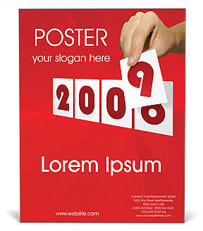 End Year Poster Template