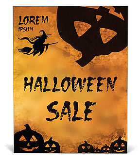 Jack-o-lantern Poster Template