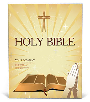 Holy Bible Poster Template