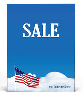 American Flag Poster Template