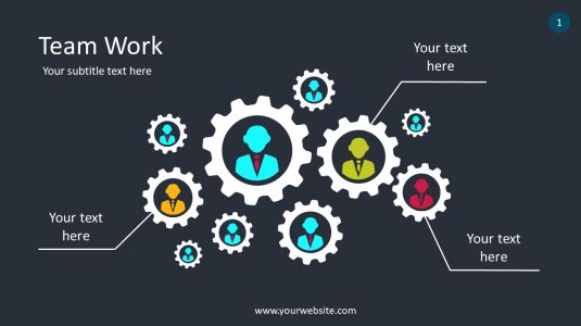 Team Work PowerPoint Infographics