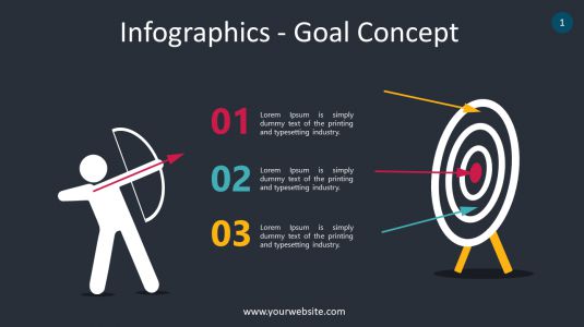 Infographics – Goal Concept PowerPoint Infographics