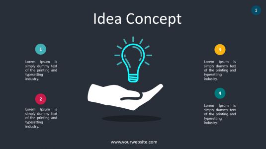 Idea Concept PowerPoint Infographics