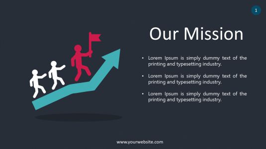 Our Mission PowerPoint Infographics