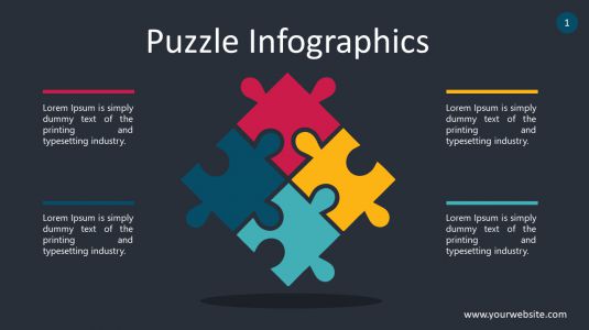 Puzzle Infographics PowerPoint Infographics