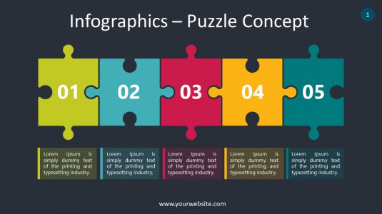 Infographics – Puzzle Concept PowerPoint Infographics