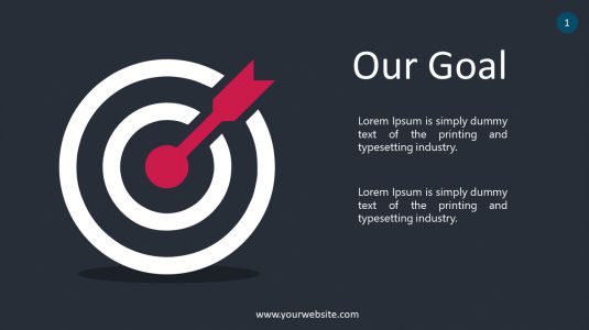 Our Goal PowerPoint Infographics