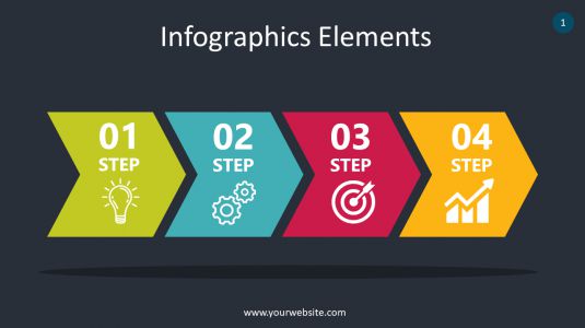 Arrow Infographics Elements PowerPoint Infographics