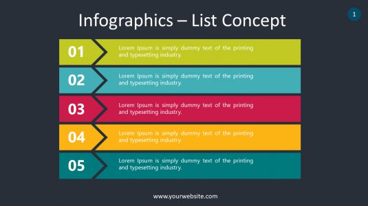 Infographics – List Concept PowerPoint Infographics