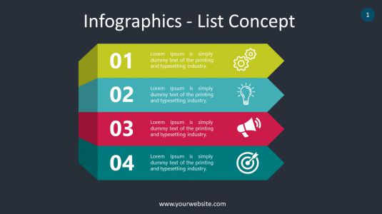 Infographics – List Concept PowerPoint Infographics