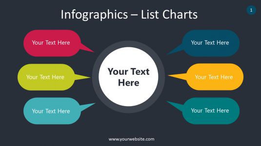 Infographics – List Charts PowerPoint Infographics