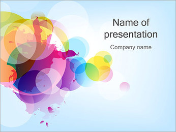 Abstraction Canvas PowerPoint Template