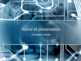 Electronic Circuit PowerPoint Template