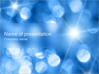 Blue Shine PowerPoint Template