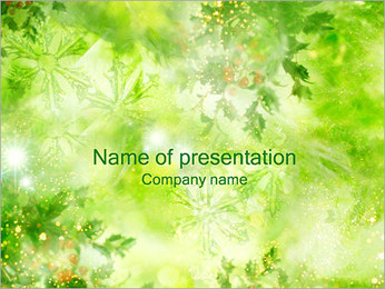 Leaves PowerPoint Template