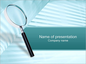 Magnifier PowerPoint Template