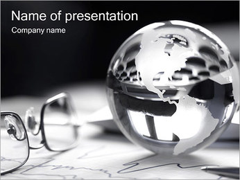 Silver Sphere PowerPoint Template