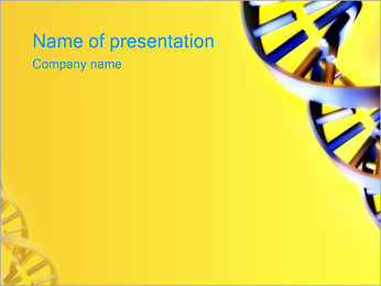 DNA Double Helix PowerPoint Template