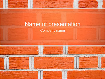 Brick Wall PowerPoint Template