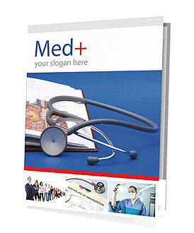 Stethoscope & Medicine Book Presentation Folder